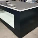 Polypropylen-Pool 6,5 × 2,55 m mit 4-m-Poolfenster, Gegenstromanlage & Schiebedach