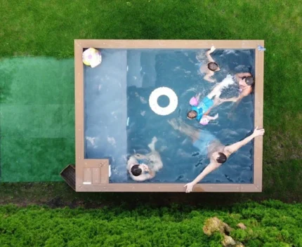 Premium Container Spa Pool 3 × 3 m – Komplettset inkl. Lieferung & Montage