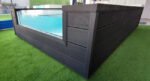 Polypropylen-Pool 6,5 × 2,55 m mit 4-m-Poolfenster, Gegenstromanlage & Schiebedach – Bild 7