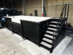 Industrie Containerpool 6 m Mattschwarz – Moderner Stahlpool – Bild 3