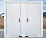 Duschcontainer – Sanitärcontainer als Doppelkabine mit zwei Duschen – RAL9002 weiß – Bild 9