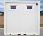 Duschcontainer – Sanitärcontainer als Doppelkabine mit zwei Duschen – RAL9002 weiß – Bild 7