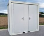 Duschcontainer – Sanitärcontainer als Doppelkabine mit zwei Duschen – RAL9002 weiß – Bild 8