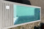 20-Fuß-Containerpool Anthrazit mit 75 m³/h Gegenstromanlage, Wärmepumpe & Heizung – Bild 6