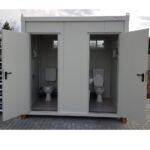 Sanitärcontainer – Mini-WC "Poco-Sani Nr. 2" für Damen und Herren | 100% Made in Germany