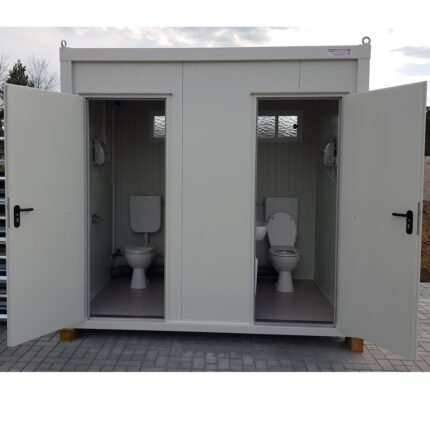 Sanitärcontainer – Mini-WC "Poco-Sani Nr. 2" für Damen und Herren | 100% Made in Germany