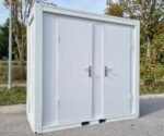 Sanitärcontainer Toilette in Weiß für Mann und Frau RAL9002 – Bild 5